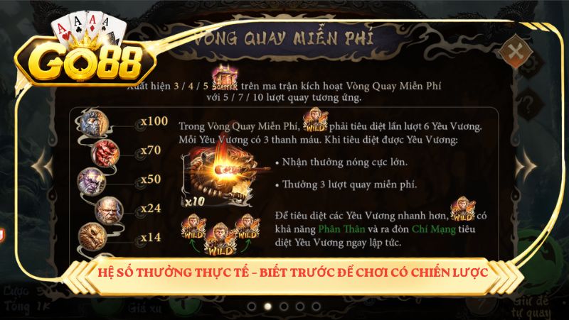 Hệ số thưởng thực tế – biết trước để chơi có chiến lược