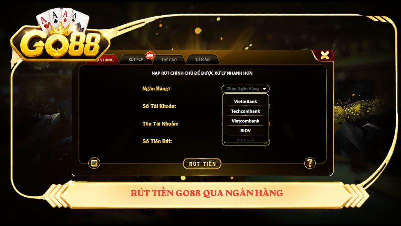 Rút tiền qua ngân hàng – nhanh, phổ biến, dễ làm nhất