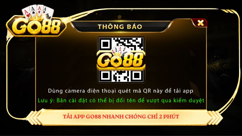 Tải app Go88 nhanh chóng chỉ 2 phút